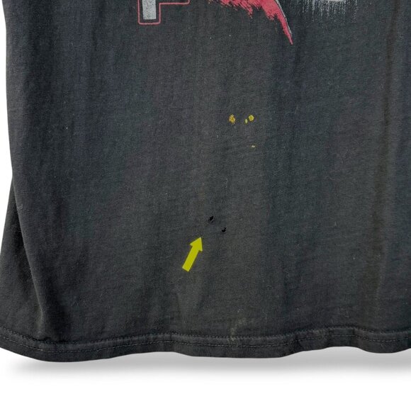 WeLoveFine Marvel Deadpool Shirt Sz XL Black Graphic Comic Distressed Cotton Tee - Picture 8 of 8